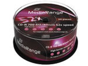 MediaRange MR207 CD-R-skiva 700 MB 52x 50 st.