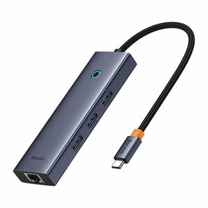 Baseus UltraJoy 6-Port kabelgebundenes USB 3.2 Gen 1 (3.1 Gen 1) Typ-C, grau
