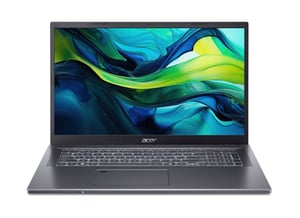 Acer Aspire A17-51M-558T Intel Core 5 120U Laptop 43,9 cm (17.3") Full HD 16 GB LPDDR5-SDRAM 512 GB SSD Wi-Fi 6E (802.11ax) Windows 11 Pro Szary