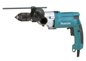 Makita HP2051HJ Bohrmaschine mit Zentralverriegelung, 2,5 kg, Schwarz, Blau, Silber
