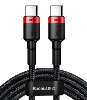 Baseus CATKLF-AL91 kabel USB 2 m USB C 100 W Schwarz