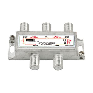 Vivanco 44186 Kabelverteiler, silberfarben
