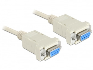DeLOCK Sub-D9 1,8 m Parallelkabel Grau 1,8 m