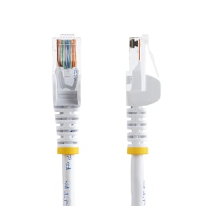 StarTech 45PAT1MWH kabel sieciowy Biały 1 m Cat5e U/UTP (UTP)