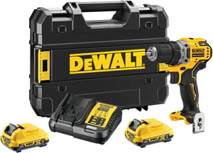 DeWALT DCD701D2-QW skruvdragare/slagskruvdragare 1500 varv/min Svart, Gul