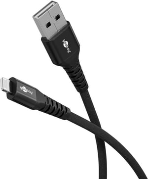 Goobay 74509 kabel Lightning 3 m Czarny