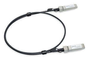 LANCOM SFP-DAC10-1m (Bulk 8) InfiniBand-/Glasfaserkabel, schwarz, Stahl