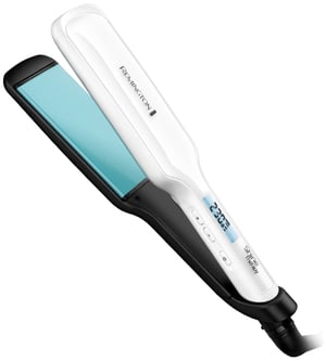 Remington S8550 hårstylingapparat Plattång Varm Svart, Vit