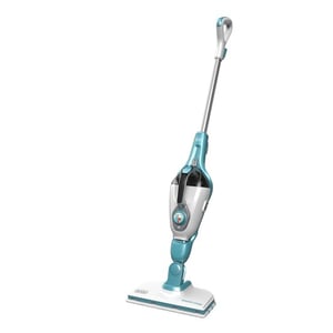 Black & Decker FSMH1321-QS Steam Vacuum Cleaner 1300 W Cylindrical Steam Cleaner Aqua, White