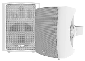 Vision SP-1800 3-way Speaker, White, Wired, 50 W