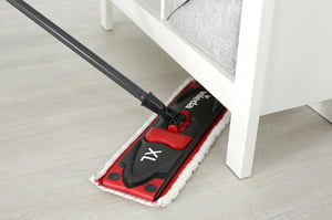 Vileda Ultramat Turbo XL mop Suchy i Mokry Mikrofibra Czarny, Czerwony