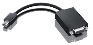 Lenovo 0A36536 VGA (D-Sub) to Mini DisplayPort Cable Adapter, Black