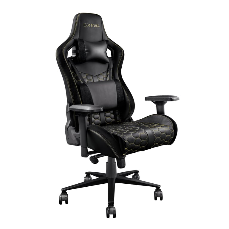 Trust GXT 712 Resto Pro Uniwersalny fotel dla gracza Czarny, Żółty