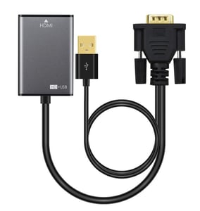 Microconnect VGAHDMI-Kabel VGA 0,15 m VGA (D-Sub) Schwarz