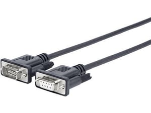 Vivolink PRORS5 parallellkabel, svart, 5 m, RS-232