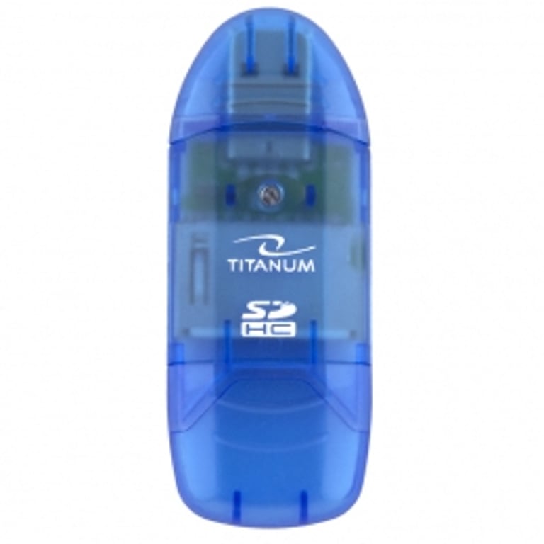 TITANUM TA101B czytnik kart USB 2.0 Niebieski