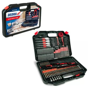 DEDRA 18A11S246 drill bits, 246 pcs.