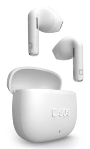 SBS TEEARTWSGOPODSW Kopfhörer/Headset True Wireless Stereo (TWS) In-Ear-Kopfhörer Bluetooth-Verbindung/Musik Weiß