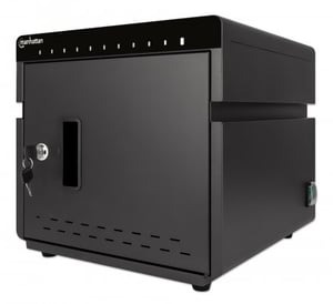Manhattan 715942 Mobile Device Cabinet Portable Device Management Cabinet Black