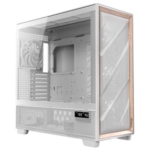 Antec FLUX PRO White EUV Full Tower Vit, Trä