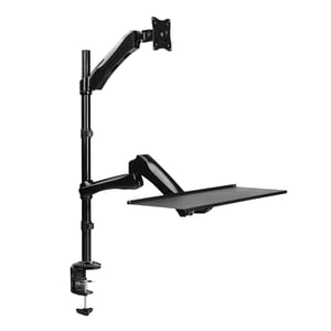 LogiLink BP0030 Monitor Mount / Stand, 68.6 cm (27"), Desk, Black