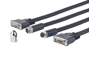 Vivolink PRODVICW15 kabel DVI 15 m DVI-D Czarny