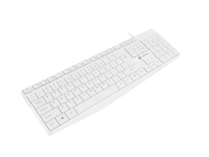 NATEC NAUTILUS klawiatura Dom/Biuro USB QWERTY Amerykański międzynarodowy Biały