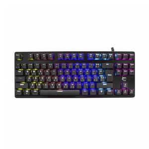 White Shark Spartan klawiatura Gaming USB AZERTY Belgijski Czarny