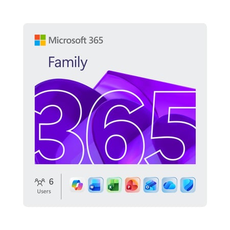 Microsoft Office 365 Family Pakiet biurowy 1 x licencja Wielojęzyczny 1 lat(a)