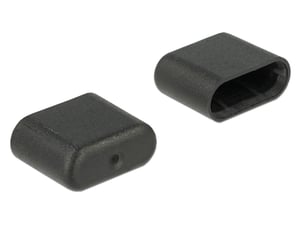 DeLOCK 64008 USB-Typ-C-Steckdosenadapter, schwarz, 10 Stück