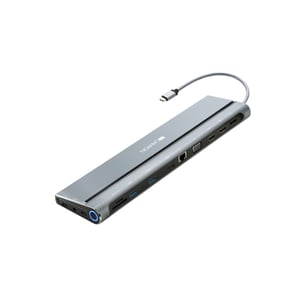 Canyon CNS-HDS09B USB 3.2 Gen 1 (3.1 Gen 1) Type-C-Dockingstation, Schwarz, Grau