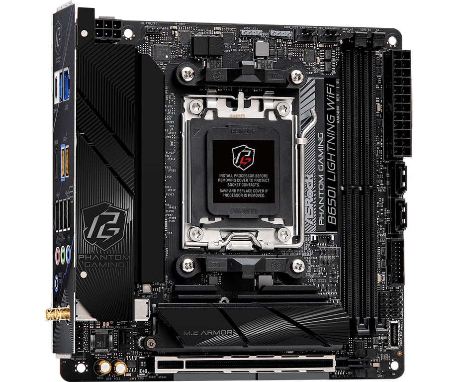 Asrock B650I Lightning WiFi AMD B650 Gniazdo AM5 mini ITX