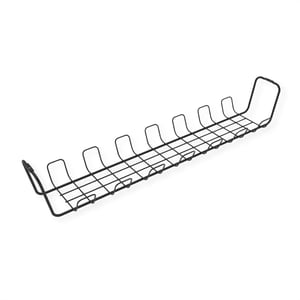 ROLINE 17.03.1305 Cable Organizer for Desk, Cable Channel, Black, 1 pc.