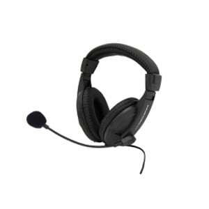 Esperanza EH103 hörlurar/headset, trådbundet, huvudband, samtal/musik, svart