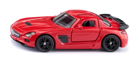 Siku Mercedes-Benz SLS AMG Black Series sports car – playtime fun with iconic gullwing doors