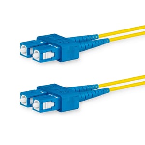 Lanview LVO231377 InfiniBand/Fiber Optic Cable, 1 m, 2x SC, Yellow