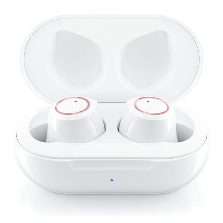 Niceboy HIVE drops Fleur Zestaw słuchawkowy Bezprzewodowy Douszny Sport USB Type-C Bluetooth Biały