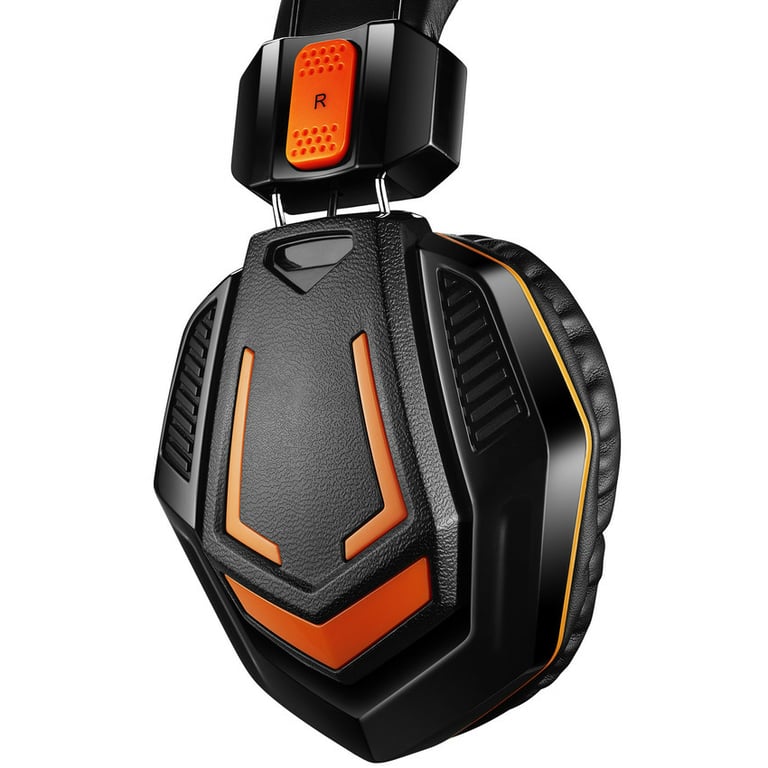 фото Навушники з мікрофоном Canyon Fobos GH-3A Black/Orange (CND-SGHS3A)