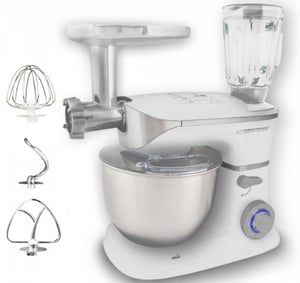 Esperanza EKM025 matberedare 1000 W 5 l Rostfritt stål, Vit