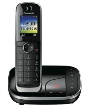 Panasonic KX-TGJ320 Telefon w systemie DECT Nazwa i identyfikacja dzwoniącego Czarny