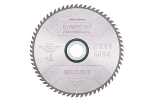 Metabo 628063000 circular saw blade, 21.6 cm, 1 pc.
