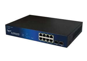 ALLNET 209904 Managed Gigabit Ethernet (10/100/1000) PoE Support Black