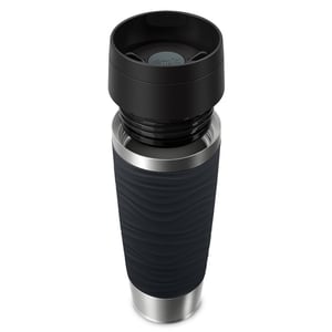 EMSA Travel Mug Waves Grande 500 ml Czarny, Stal nierdzewna