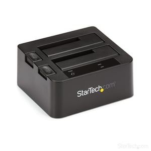 StarTech SDOCK2U313 USB 3.2 Gen 2 (3.1 Gen 2) Type-C to Micro-B Hard Drive Docking Station, Black