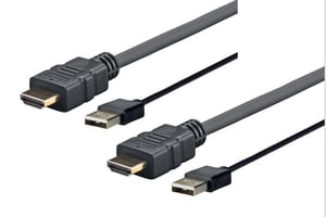 Vivolink PROHDMIUSB2 adapter kablowy 2 m HDMI USB Typu-A Czarny