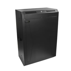 StarTech RK830WALVS 8U-rack, väggmonterat skåp, svart