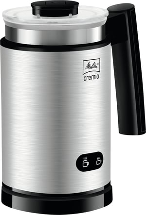 Melitta Cremio II Automatic Milk Frother/Warmer, Black, Stainless Steel