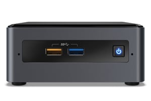 Intel NUC 7 Essential Intel Celeron J J4005 4 GB DDR4-SDRAM 64 GB eMMC Windows 11 UCFF Mini PC Czarny