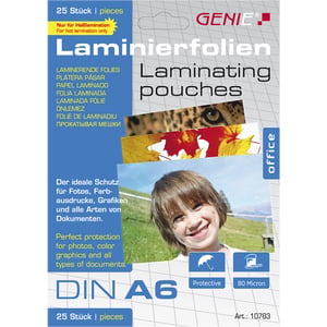 Genie 10783 folia do laminowania 25 szt.