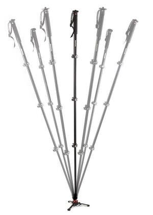 Manfrotto MVMXPRO500 monopod do aparatu 1/4, 3/8" Aluminium Czarny